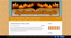 Desktop Screenshot of mydevotionalthoughts.net