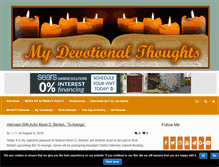 Tablet Screenshot of mydevotionalthoughts.net